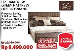 Promo Harga Simmons DR. Hard New Queen Mattress 160 X 200 Cm  - COURTS