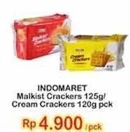 Promo Harga Malkist Crackers/Cream 125 /120gr  - Indomaret