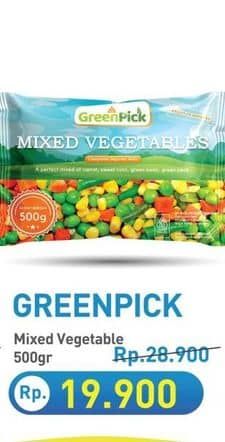Promo Harga Greenpick Mixed Vegetables 500 gr - Hypermart