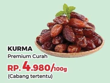 Promo Harga Kurma Premium per 100 gr - Yogya