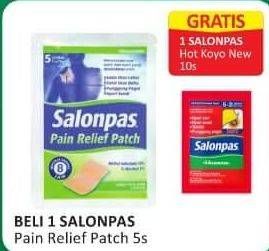 Promo Harga SALONPAS Pain Relief Patch 5 pcs - Alfamart