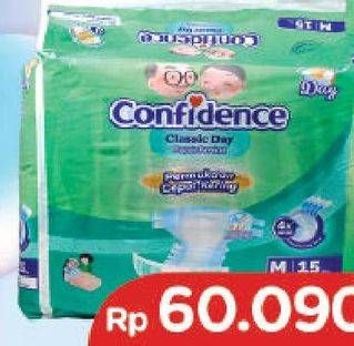 Promo Harga Confidence Adult Diapers Classic Day M15  - TIP TOP