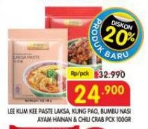 Promo Harga Lee Kum Kee Paste Laksa/Kung Pao/Bumbu Nasu Ayam Hainan/Chili Crab  - Superindo