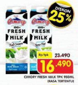 Promo Harga CIMORY Fresh Milk 950 ml - Superindo