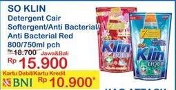 Promo Harga Liquid Detergent 800/750ml  - Indomaret
