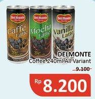 Promo Harga DEL MONTE Latte All Variants 240 ml - Alfamidi
