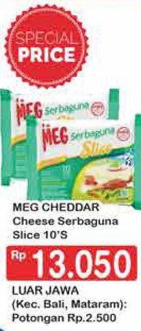 Promo Harga MEG Keju Serbaguna Slice 150 gr - Hypermart