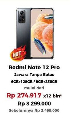 Promo Harga Xiaomi Redmi Note 12 Pro  - Erafone