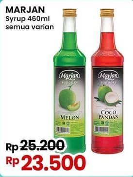 Promo Harga Marjan Syrup Boudoin All Variants 460 ml - Indomaret