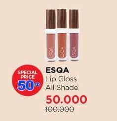 ESQA Lip Gloss 2 ml Diskon 50%, Harga Promo Rp50.000, Harga Normal Rp100.000
