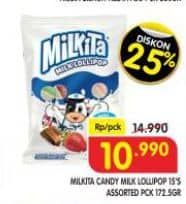 Promo Harga Milkita Milkshake Candy Assorted 172 gr - Superindo