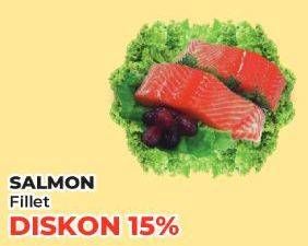 Promo Harga Salmon Fillet per 100 gr - Yogya