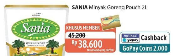Promo Harga Sania Minyak Goreng 2000 ml - Alfamidi