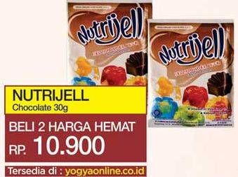 Promo Harga NUTRIJELL Jelly Powder Coklat 30 gr - Yogya