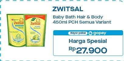 Promo Harga Zwitsal Natural Baby Bath 2 In 1 All Variants 450 ml - Indomaret