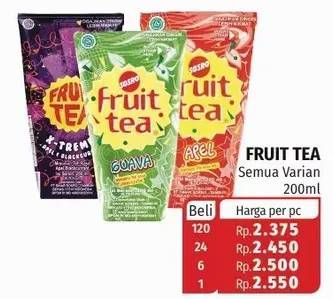 Promo Harga SOSRO Fruit Tea All Variants 200 ml - Lotte Grosir