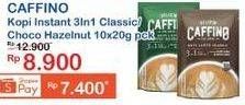 Promo Harga Caffino Kopi Latte 3in1 Choco Hazelnut, Classic per 10 sachet 20 gr - Indomaret