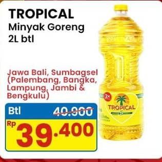 Promo Harga Tropical Minyak Goreng 2000 ml - Indomaret