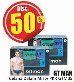 Promo Harga Gt Man Celana Dalam Pria GTM05 3 pcs - Hari Hari