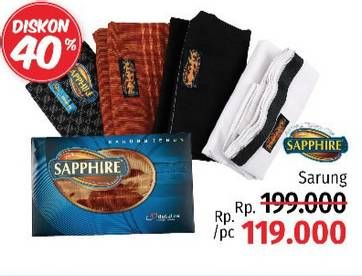 Promo Harga SAPPHIRE Sarung  - LotteMart