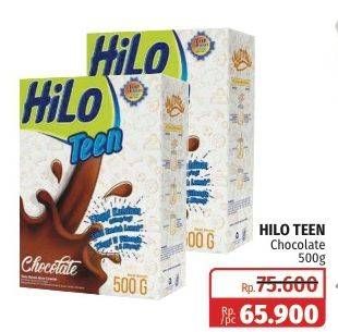Promo Harga HILO Teen Chocolate 500 gr - Lotte Grosir
