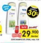 Promo Harga Dove Shampoo All Variants 290 ml - Superindo