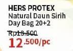 Promo Harga Hers Protex Naturals Daun Sirih 22 pcs - Guardian