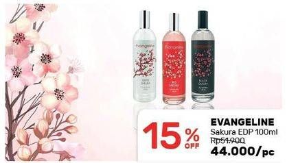 Promo Harga EVANGELINE Eau De Parfume Sakura 100 ml - Guardian