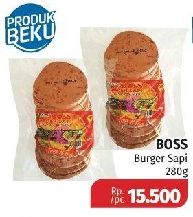 Promo Harga BOSS Burger Sapi 280 gr - Lotte Grosir