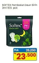 Promo Harga Softex Daun Sirih 3 In 1 16 pcs - Indomaret