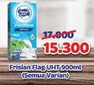 Promo Harga FRISIAN FLAG Susu UHT Purefarm All Variants 900 ml - Indomaret