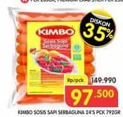 Promo Harga Kimbo Sosis Sapi Serbaguna 792 gr - Superindo