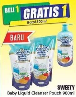 Promo Harga SWEETY Baby Liquid Cleanser 900 ml - Hari Hari