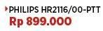 Promo Harga Philips HR2116/00-PTT  - COURTS
