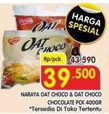 Promo Harga NARAYA Oat Choco Chocolate 400 gr - Superindo