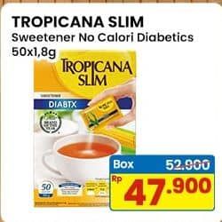 Promo Harga Tropicana Slim Sweetener Diabtx 50 pcs - Indomaret