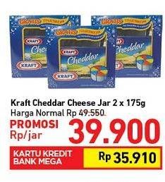 Promo Harga KRAFT Cheddar Cheese Keeper 2 pcs - Carrefour