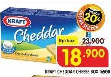 Promo Harga KRAFT Cheese Cheddar 165 gr - Superindo