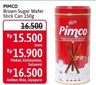Promo Harga PIMCO Wafer Stick Brown Sugar 150 gr - Alfamidi
