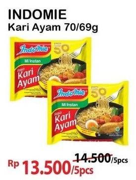 Promo Harga INDOMIE Mi Kuah Kari Ayam 72 gr - Alfamart