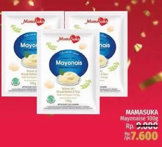 Promo Harga MAMASUKA Mayonnaise 100 gr - LotteMart