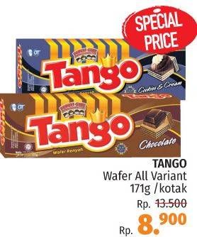 Promo Harga TANGO Wafer All Variants 176 gr - LotteMart