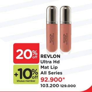 Promo Harga REVLON Ultra HD Matte Lip Color All Variants  - Watsons