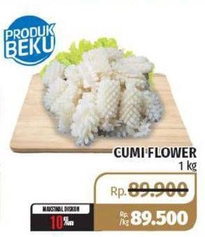 Promo Harga PRIME L Cumi Flower 1 kg - Lotte Grosir
