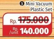 Promo Harga Mini Vacuum Plastic Set  - Lotte Grosir