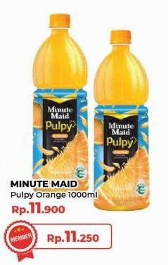 Promo Harga Minute Maid Juice Pulpy Kecuali Orange 1000 ml - Yogya