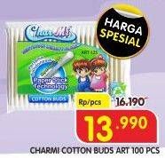 Promo Harga Charmi Cotton Buds Spiral Art 100 pcs - Superindo