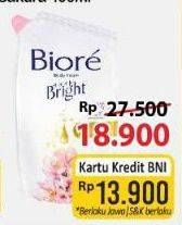Promo Harga Biore Body Foam Bright Freshen Up Matcha Scent, White Scrub, Lovely Sakura Scent 450 ml - Alfamart