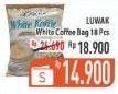 Promo Harga Luwak White Koffie per 18 sachet - Hypermart
