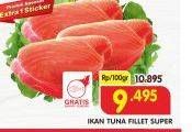 Promo Harga Tuna Fillet per 100 gr - Superindo